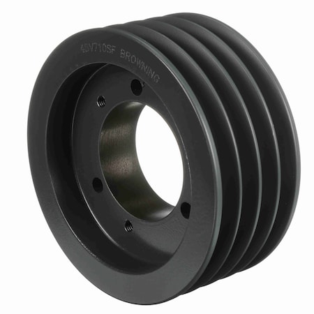 Browning 4 Groove Cast Iron Bushed Bore Multiple Sheave, 45V710SF 45V710SF